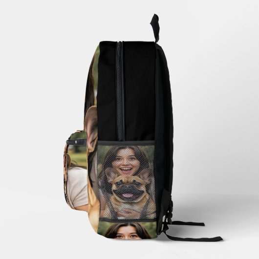 Add French Bulldog Photo Personalize Bedruckter Rucksack (Rechts)