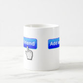 Add Friend Funny Mug Kaffeetasse (Mittel)