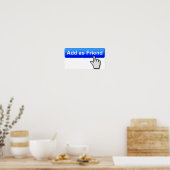 Add Friend Funny Poster (Küche)