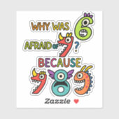 Add fun to maths with this funny maths sticker fea (Blatt)