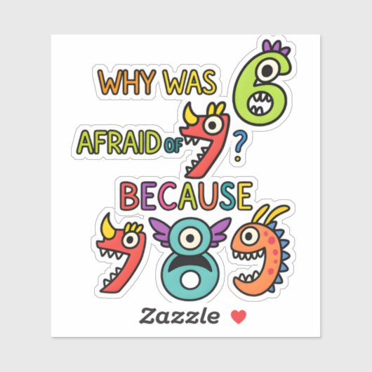 Add fun to maths with this funny maths sticker fea (Blatt)