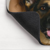 Add German Shepherd Photo Personalize Mousepad (Ecke)