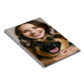 Add German Shepherd Photo Personalize Notizblock (Rechte Seite)