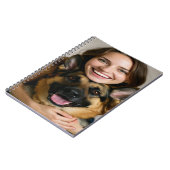 Add German Shepherd Photo Personalize Notizblock (Linke Seite)