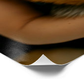 Add German Shepherd Photo Personalize Poster (Ecke)