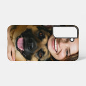 Add German Shepherd Photo Personalize Samsung Galaxy Hülle (Rückseite (Horizontal))