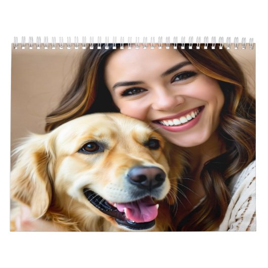 Add Golden Retriever Photo Personalize Kalender (Titelbild)