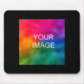Add Image Photo Template Mens Double Sided Basic  Mousepad (Vorne)