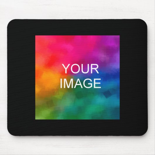 Add Image Photo Template Mens Double Sided Basic Mousepad (Vorne)