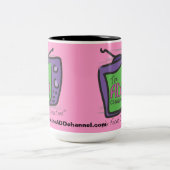 ADD-Kanal: Wir konzentrieren uns auf Ablenkungen Zweifarbige Tasse (Mittel)