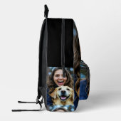 Add Labrador Retriever Photo Personalize Bedruckter Rucksack (Links)