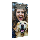 Add Labrador Retriever Photo Personalize Mini Klemmbrett (Schrägansicht)