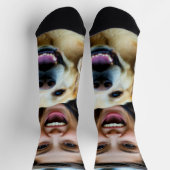Add Labrador Retriever Photo Personalize Socken (Oben)