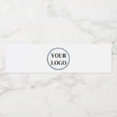 ADD LOGO Bridal Polterabend Elegante Zeichen Wasserflaschenetikett (Einzelnes Label)