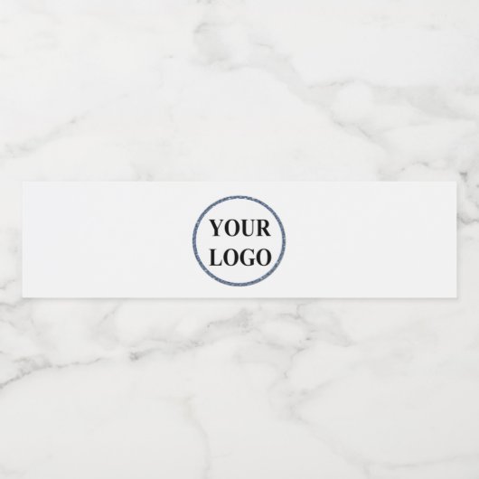 ADD LOGO Bridal Polterabend Elegante Zeichen Wasserflaschenetikett (Einzelnes Label)