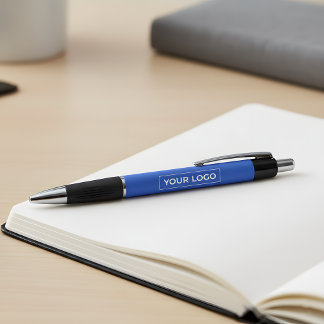 Add Logo Promotional Marketing Royal Blue Kugelschreiber