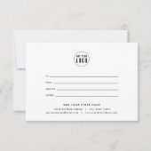 Add Logo Stripes & Custom Color Gift Certificate (Rückseite)