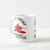 Add More Chili Pepper Kaffeetasse (Vorderseite Links)