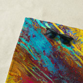 Add Name, Abstract Hombre Paint Stripes Strandtuch (Beispiel)