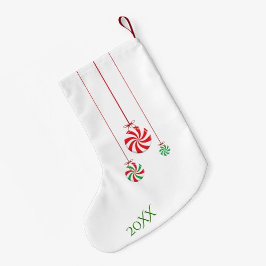 ADD NAME - Adorable Sheep Fleece Navidad Kleiner Weihnachtsstrumpf (Rückseite (Hängend))