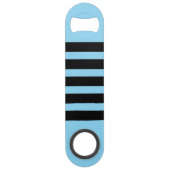 Add name black and blue speed flaschenöffner (Rückseite)