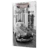 Add name|Classic car Karmann Ghia Klemmbrett (Links)