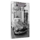 Add name|Classic car Karmann Ghia Klemmbrett (Rechts)