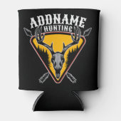 ADD NAME Junter Elk Skull Big Antlers Hirsche Jagd Dosenkühler (Vorderseite)