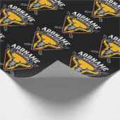 ADD NAME Junter Elk Skull Big Antlers Hirsche Jagd Geschenkpapier (Ecke)