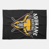 ADD NAME Junter Elk Skull Big Antlers Hirsche Jagd Geschirrtuch (Horizontal)