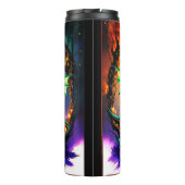 Add Name Queen of Dragon Books Thermosbecher (Rückseite)