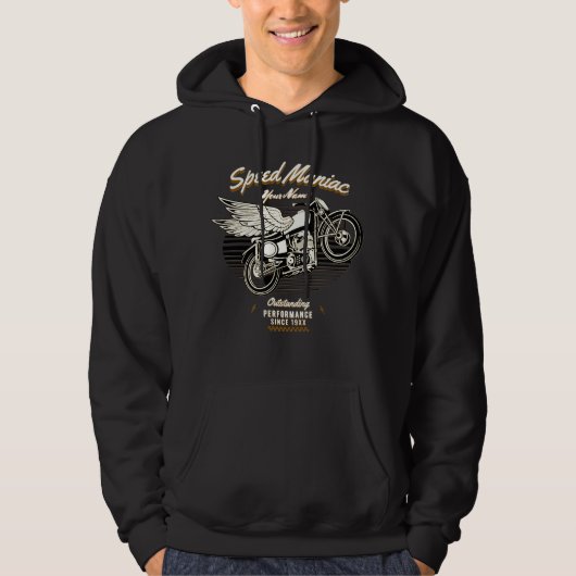 Add Name Year Speed Maniac Herausragende Performan Hoodie (Vorderseite)