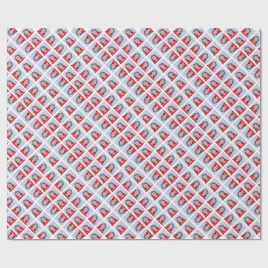 Add One Photo to make a Crazy Collage Geschenkpapier (Flach)