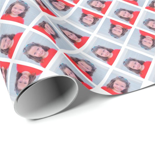 Add One Photo to make a Crazy Collage Geschenkpapier (Rolleneckpunkt)