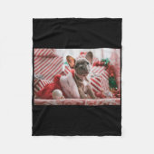 Add Photo And Text V Neck Red T Shirt Fleecedecke (Vorderseite)