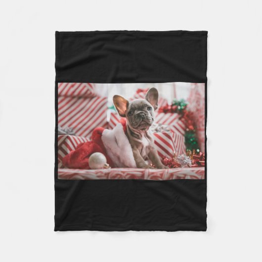 Add Photo And Text V Neck Red T Shirt Fleecedecke (Vorderseite)