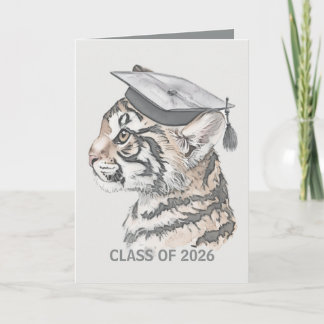 Add Photo Tiger Graduation QR Code Invitation Einladung