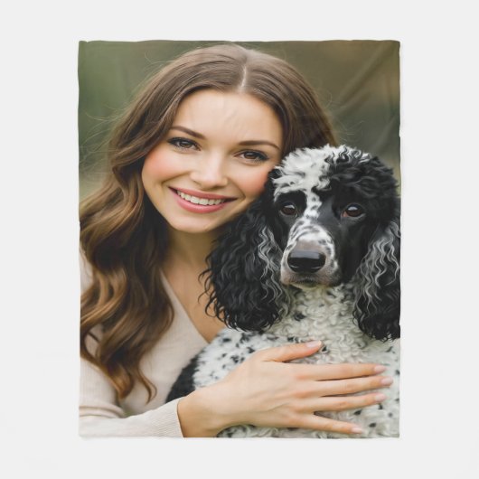 Add Poddle Photo Personalize Customize Fleecedecke (Vorderseite)