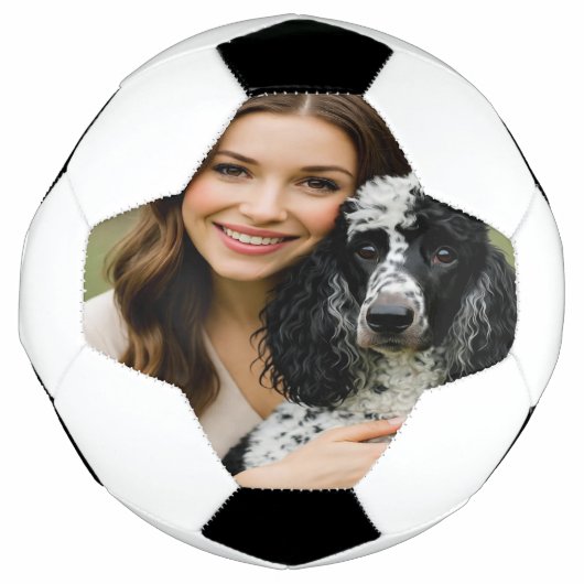 Add Poddle Photo Personalize Customize Fußball (Vorderseite)