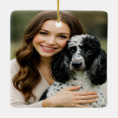 Add Poddle Photo Personalize Customize Keramikornament (Rückseite)