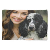 Add Poddle Photo Personalize Customize Kissenbezug (Rückseite-Links)