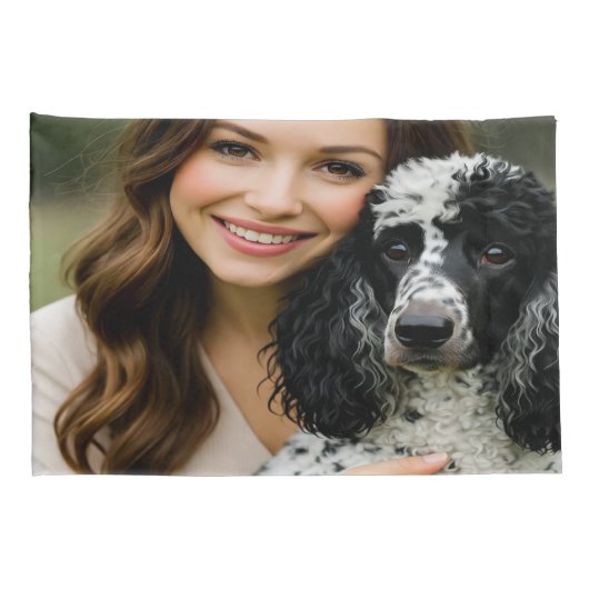 Add Poddle Photo Personalize Customize Kissenbezug (Rückseite-Rechts)