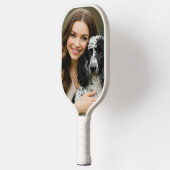 Add Poddle Photo Personalize Customize Pickleball Schläger (Links)