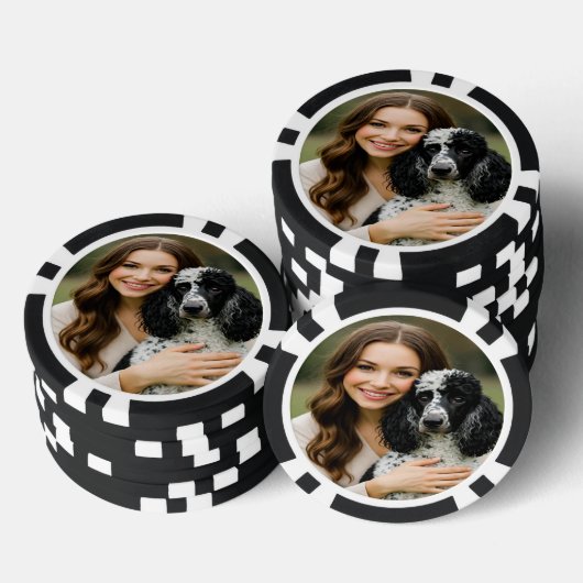 Add Poddle Photo Personalize Customize Pokerchips (Stapel)