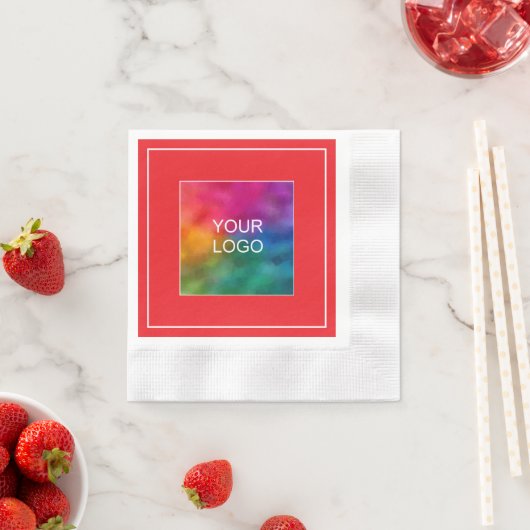 Add Promotionen Logo Weihnachten Roter Cocktail Co Serviette (Beispiel)