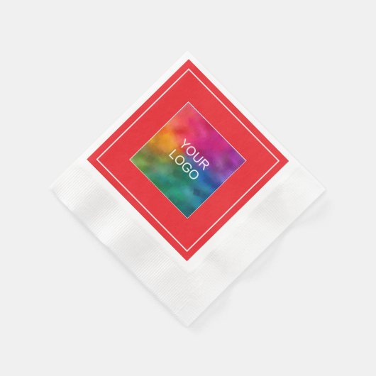 Add Promotionen Logo Weihnachten Roter Cocktail Co Serviette (Ecke)