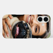 Add Pug Photo Personalize Customize Case-Mate iPhone Hülle (Rückseite (Horizontal))