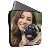 Add Pug Photo Personalize Customize Laptopschutzhülle (Vorne Rechts)