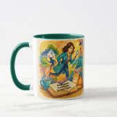 Add Text Name, Murder Mischief Coffee Tasse (Links)