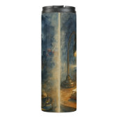 Add Text Name, Spy Mystery Action Book Novel Thermosbecher (Rückseite)